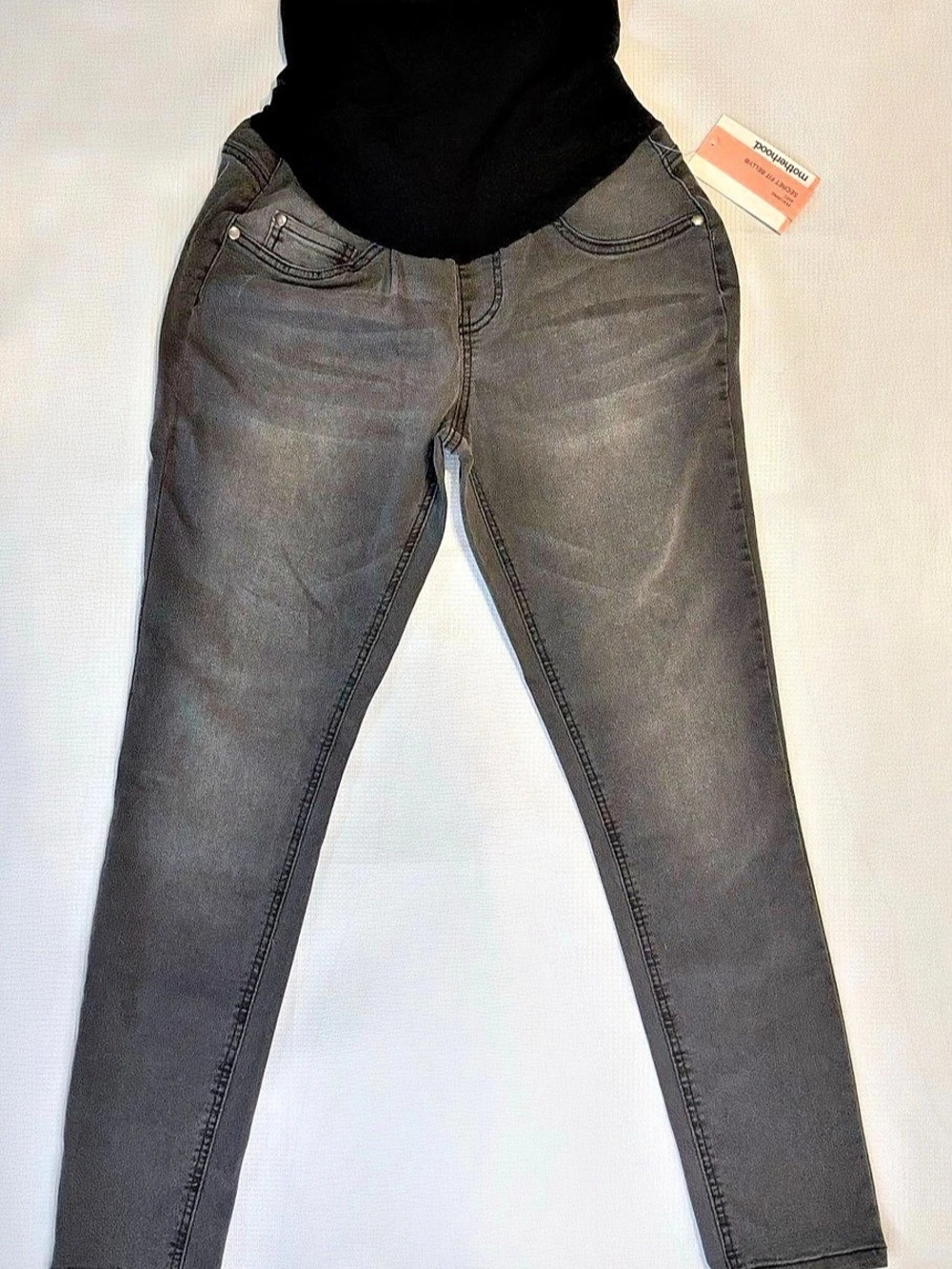 Motherhood Maternity Black Wash Skinny Jeans Size Medium